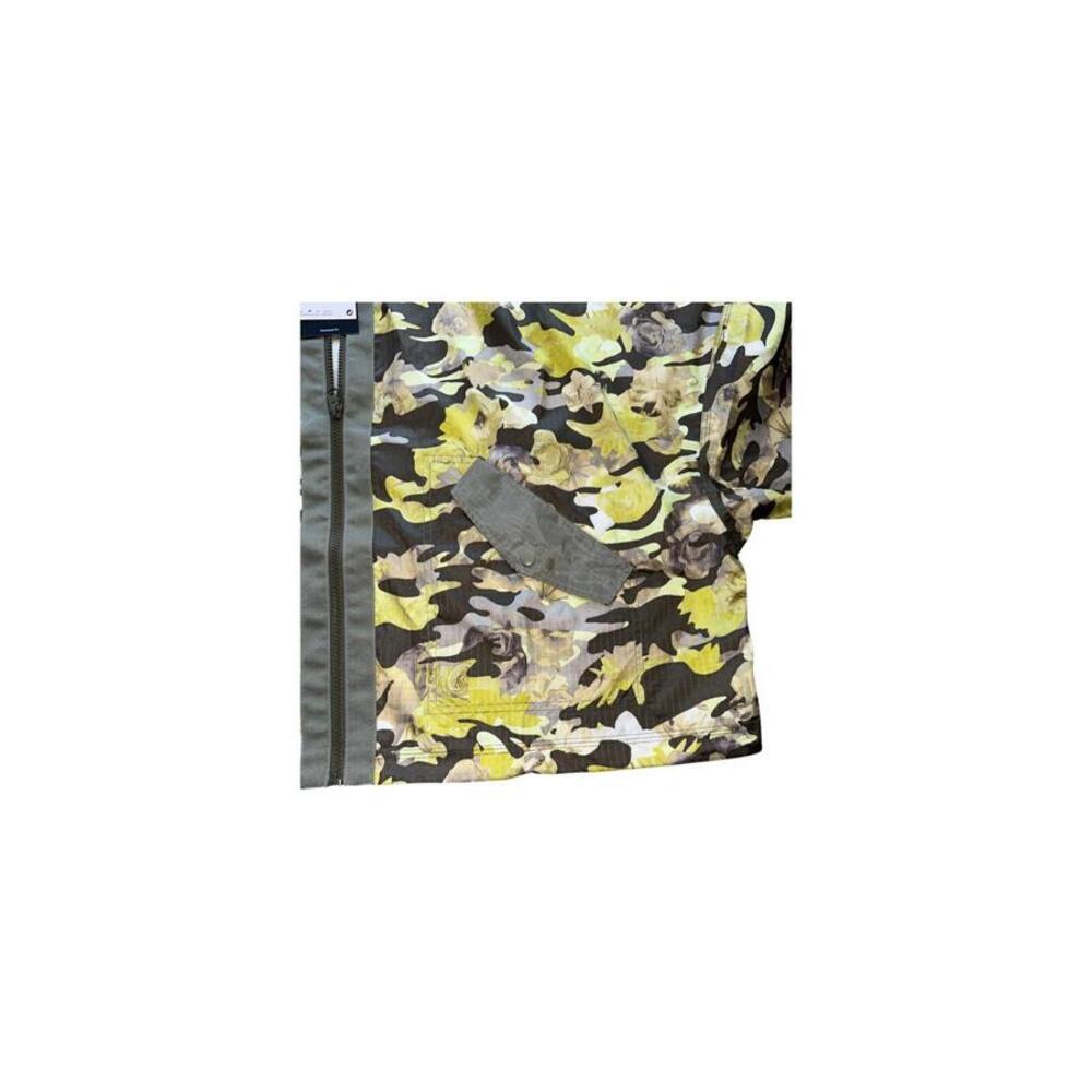 Nike Jacket Womens Large Floral Full Zip Pockets Camo Sportswear Windbreaker - Picture 3 of 4